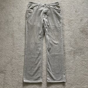 Vintage Split Corduroy Beige‎ Pants Size 32x29 Skateboard Surf Y2K